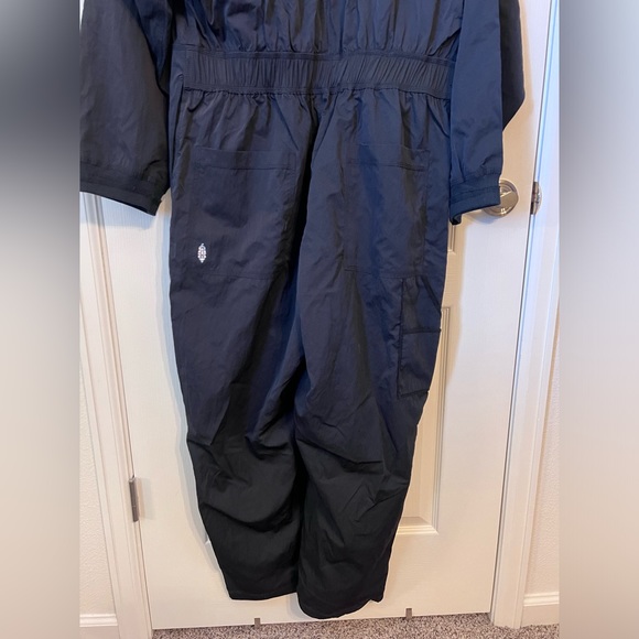 Free People Movement Black Jumpsuit Size LARGE - Picture 7 of 12